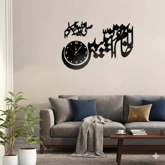 Khatmun Nabiyeen Wooden Wall Clock I Clock I Clock Wall I Clocks